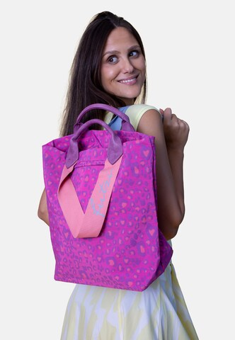 Fritzi aus Preußen Backpack 'Ju' in Pink: front