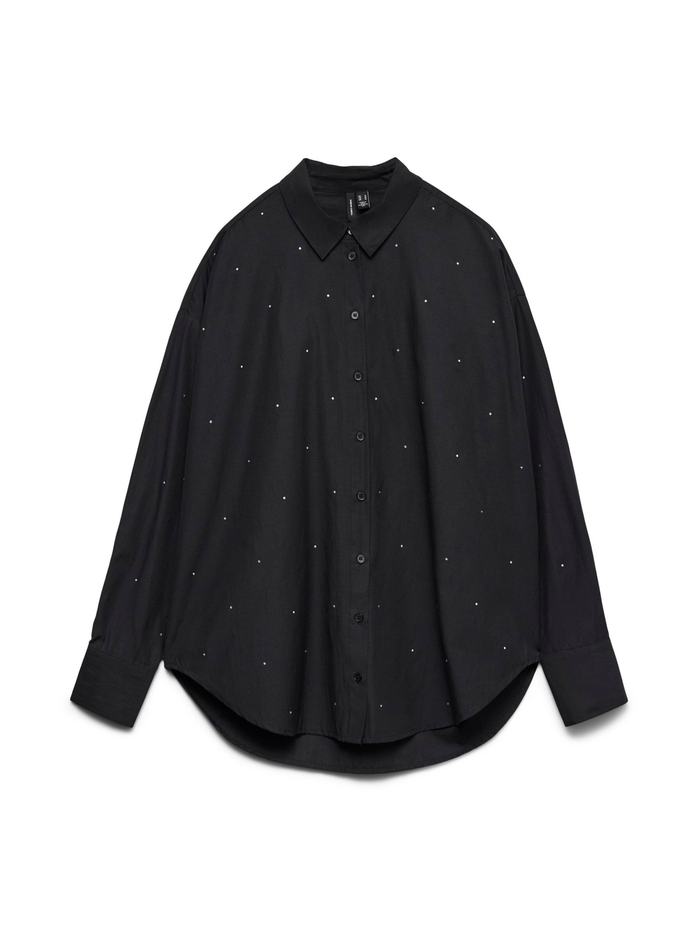 VERO MODA - Blusa 'VMFANNI' en negro: frente