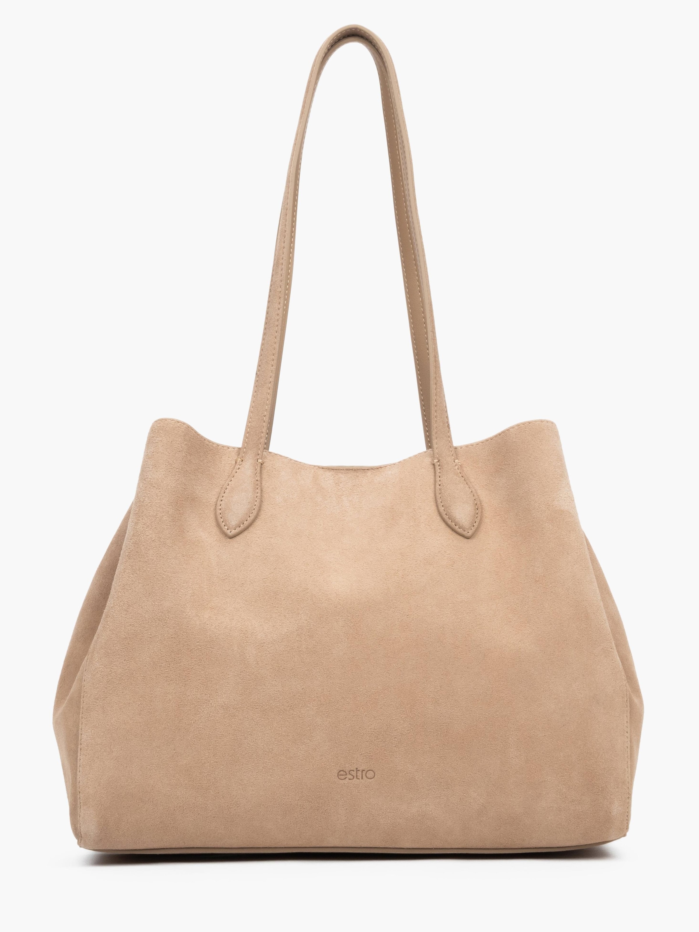 Borsa a spalla '990259' di Estro in beige: frontale