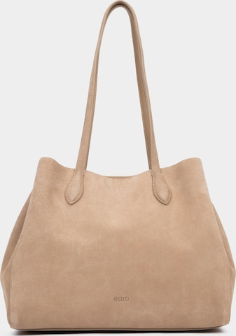 Borsa a spalla '990259' di Estro in beige: frontale