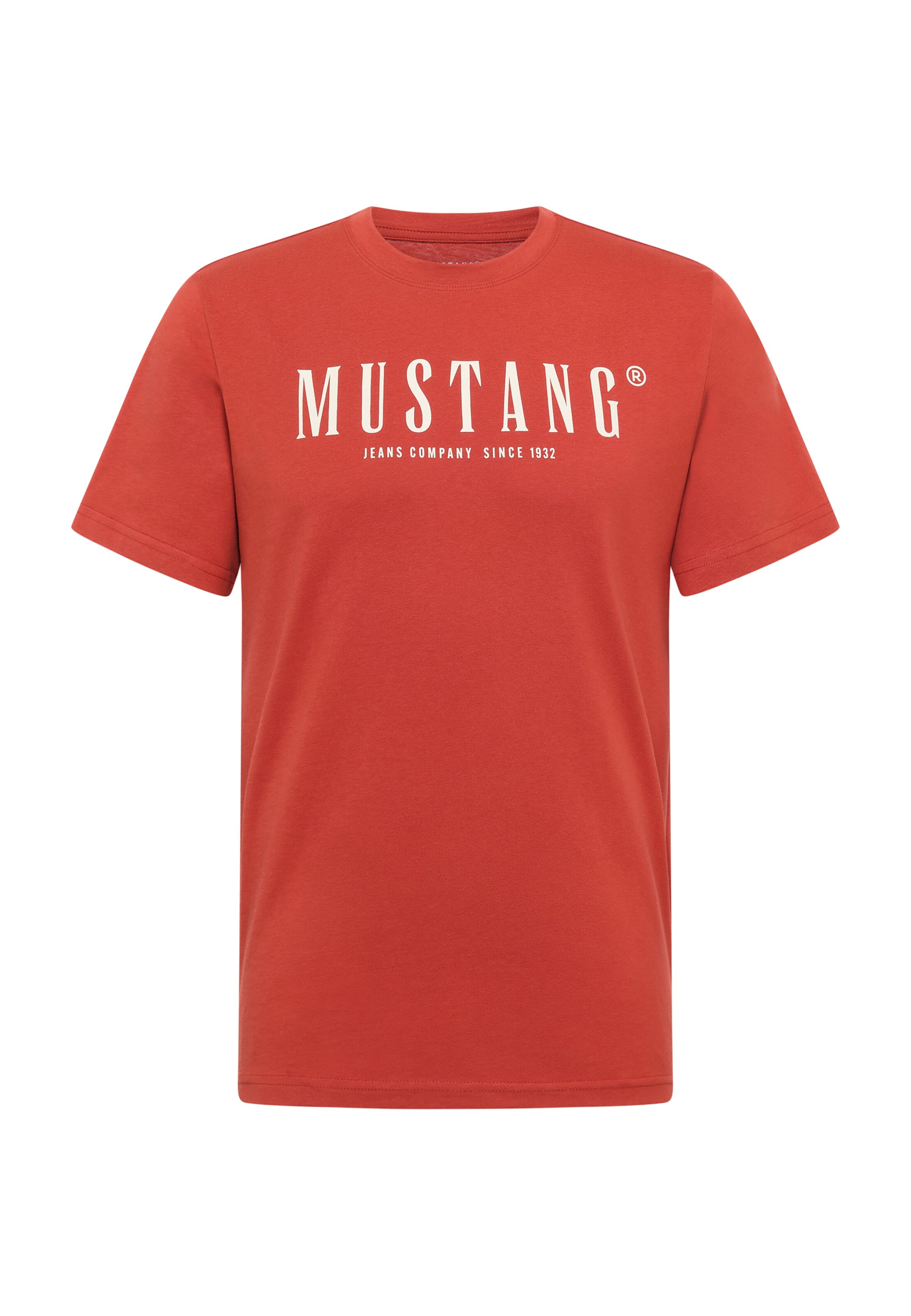 MUSTANG T-Shirt 'Austin ' in Rot: Vorderseite