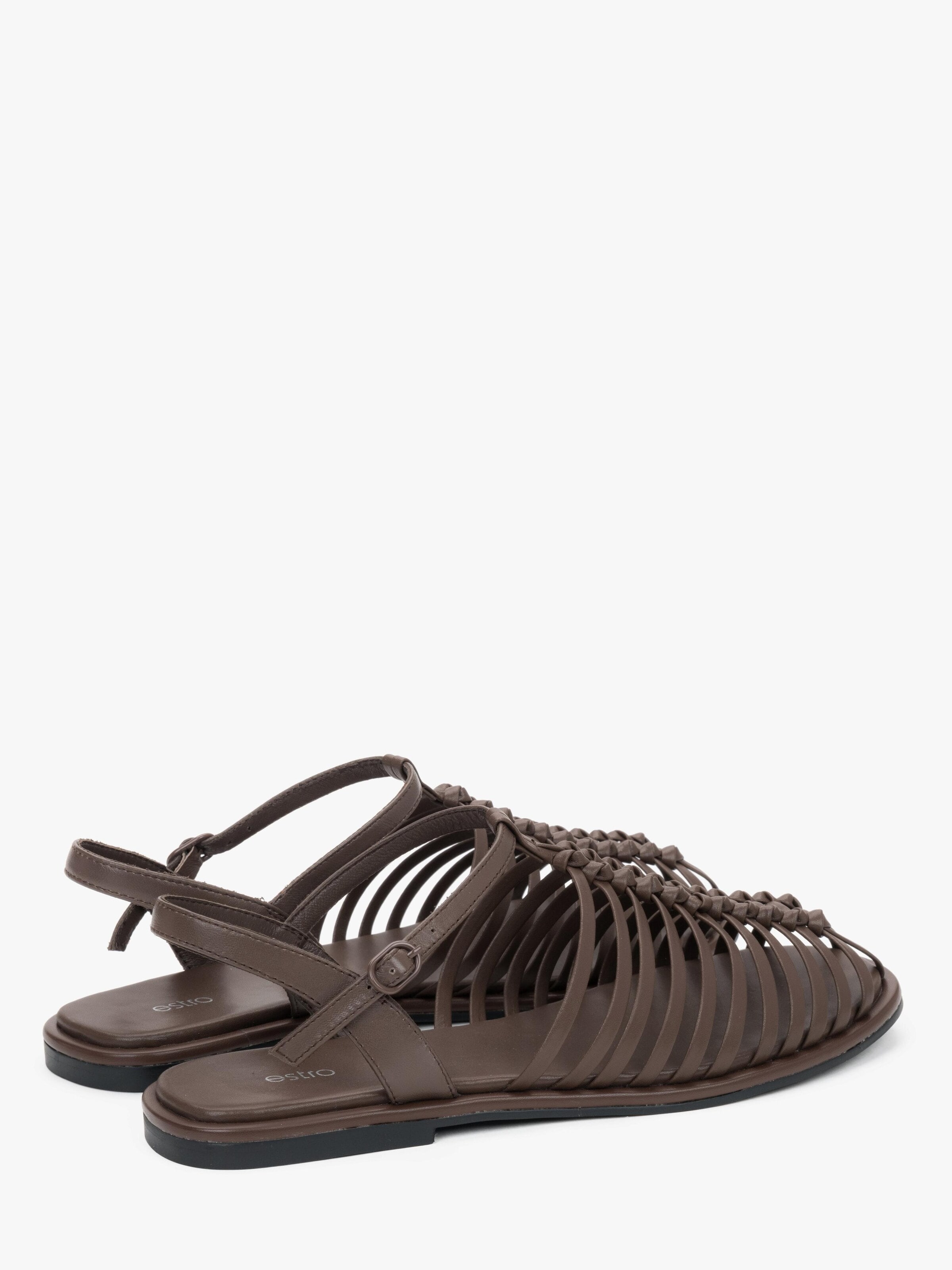 Estro Sandals '5928-12' in Brown