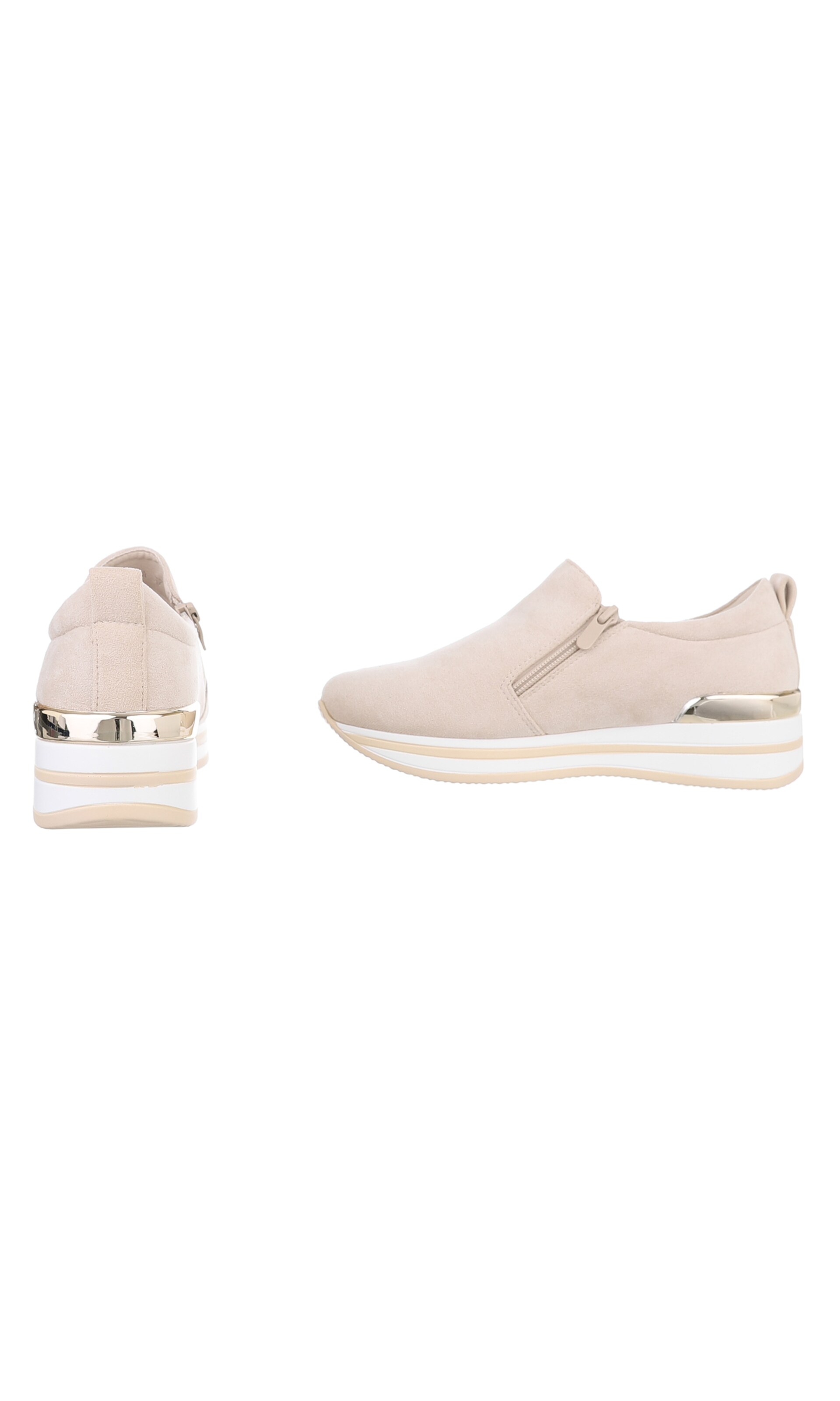 Ital-Design Slip On in Beige