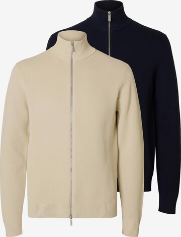 SELECTED Knit cardigan 'Dane' in Blue: front