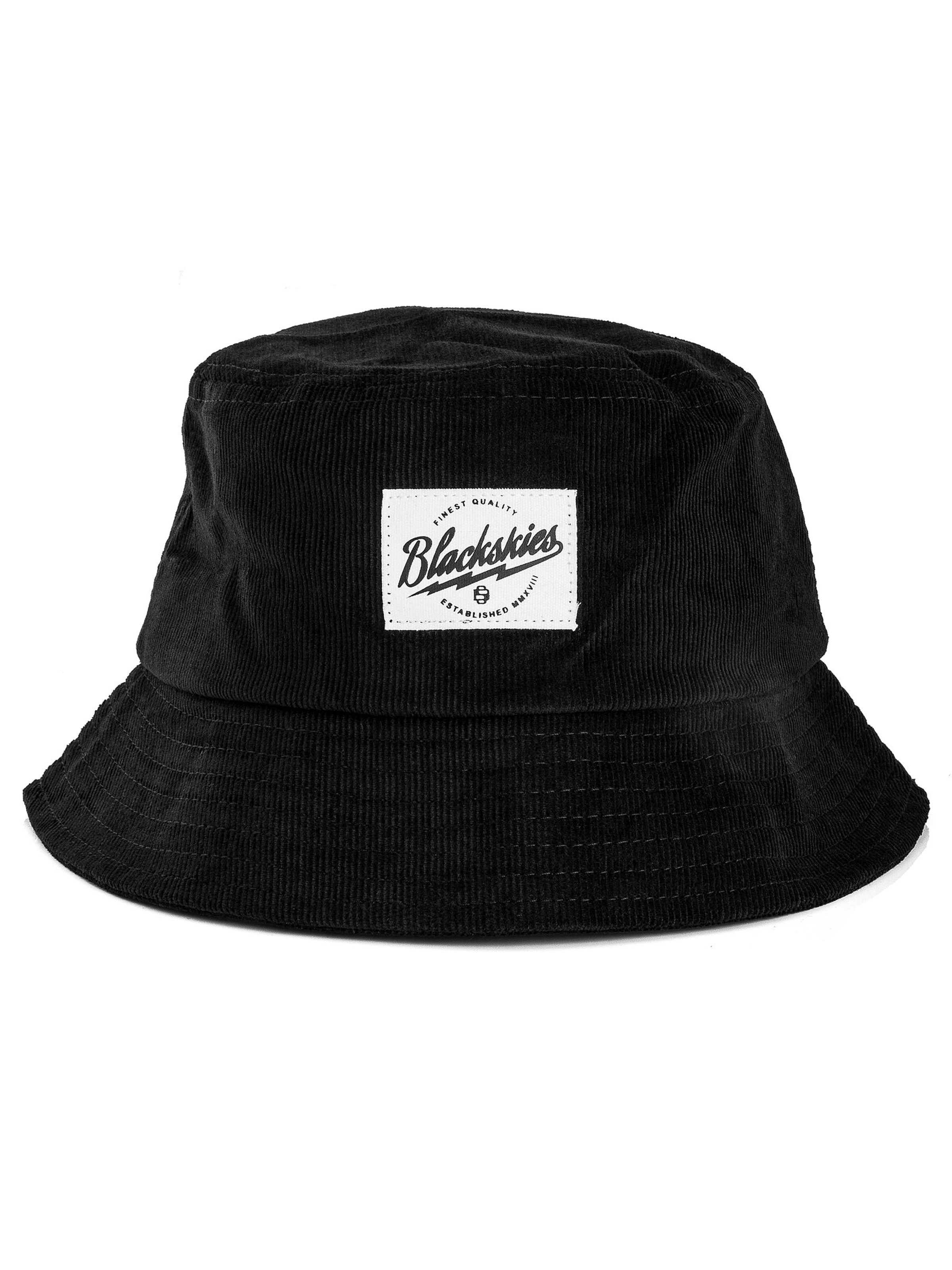 Blackskies Hat 'Snow Flake' in Black: front