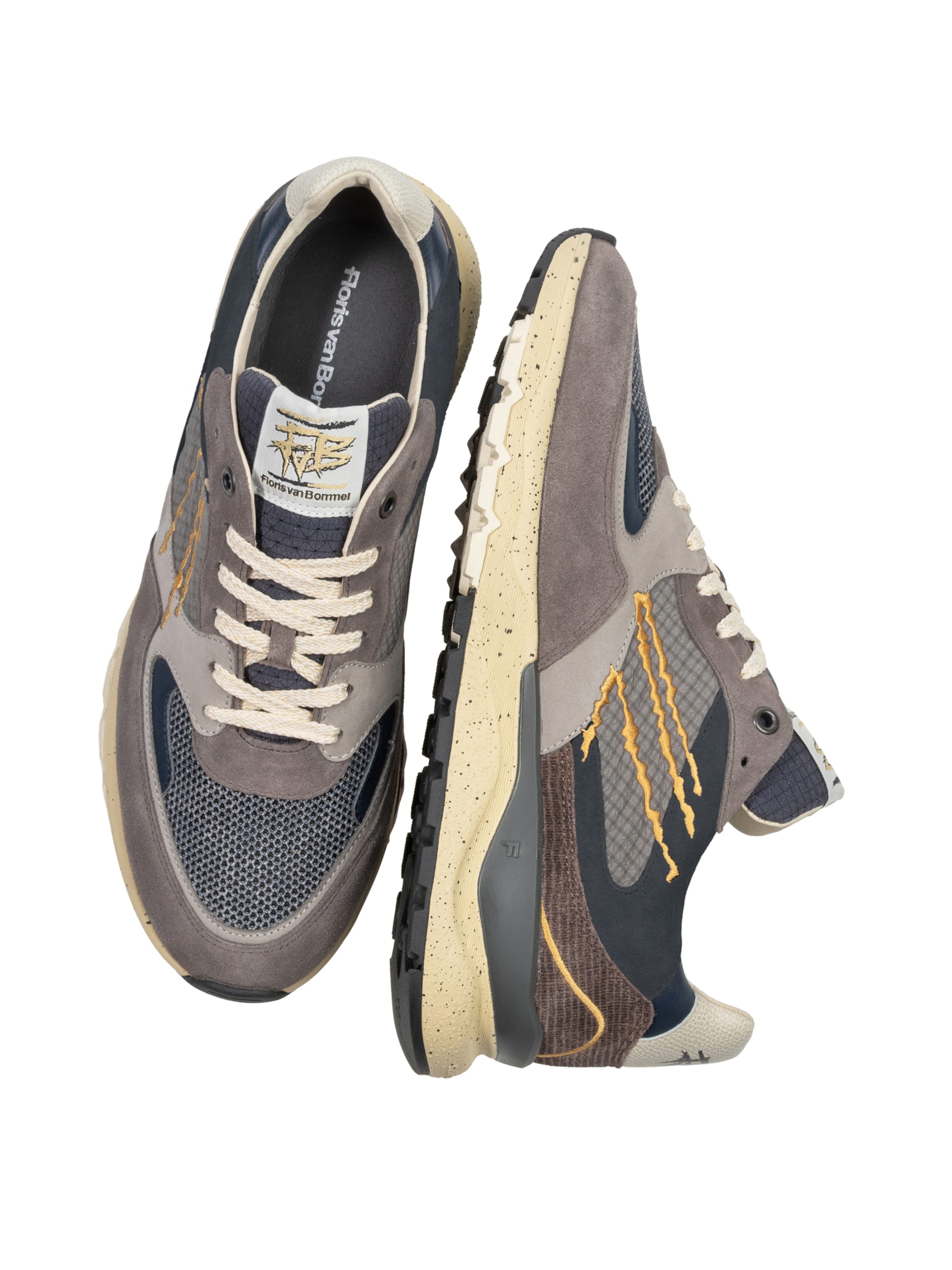 Sneaker bassa 'De Treener 06' di Floris van Bommel in grigio