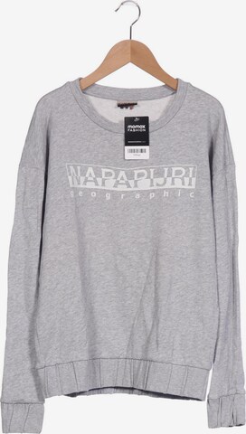 NAPAPIJRI Sweatshirt & Zip-Up Hoodie in XS in Grey: front