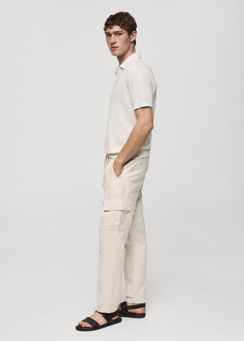 MANGO MAN Regular Cargohose 'sarria' in Beige