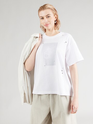 WEEKDAY - Camiseta 'Danya' en blanco: frente