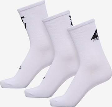 Chaussettes HALO en blanc : devant
