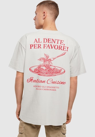 T-Shirt 'Al Dente Per Favore' Merchcode en gris : devant