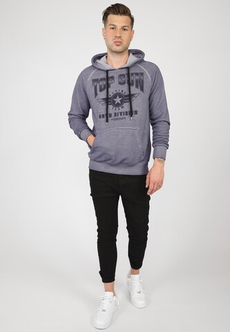 TOP GUN Sweatshirt in Blau