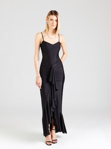 Rochie de seară 'OWEN MERMAID' de la WAL G. pe negru: față