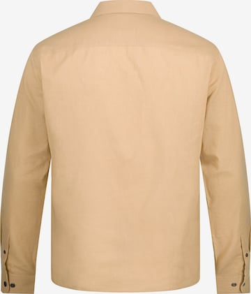 STHUGE Regular fit Button Up Shirt in Beige