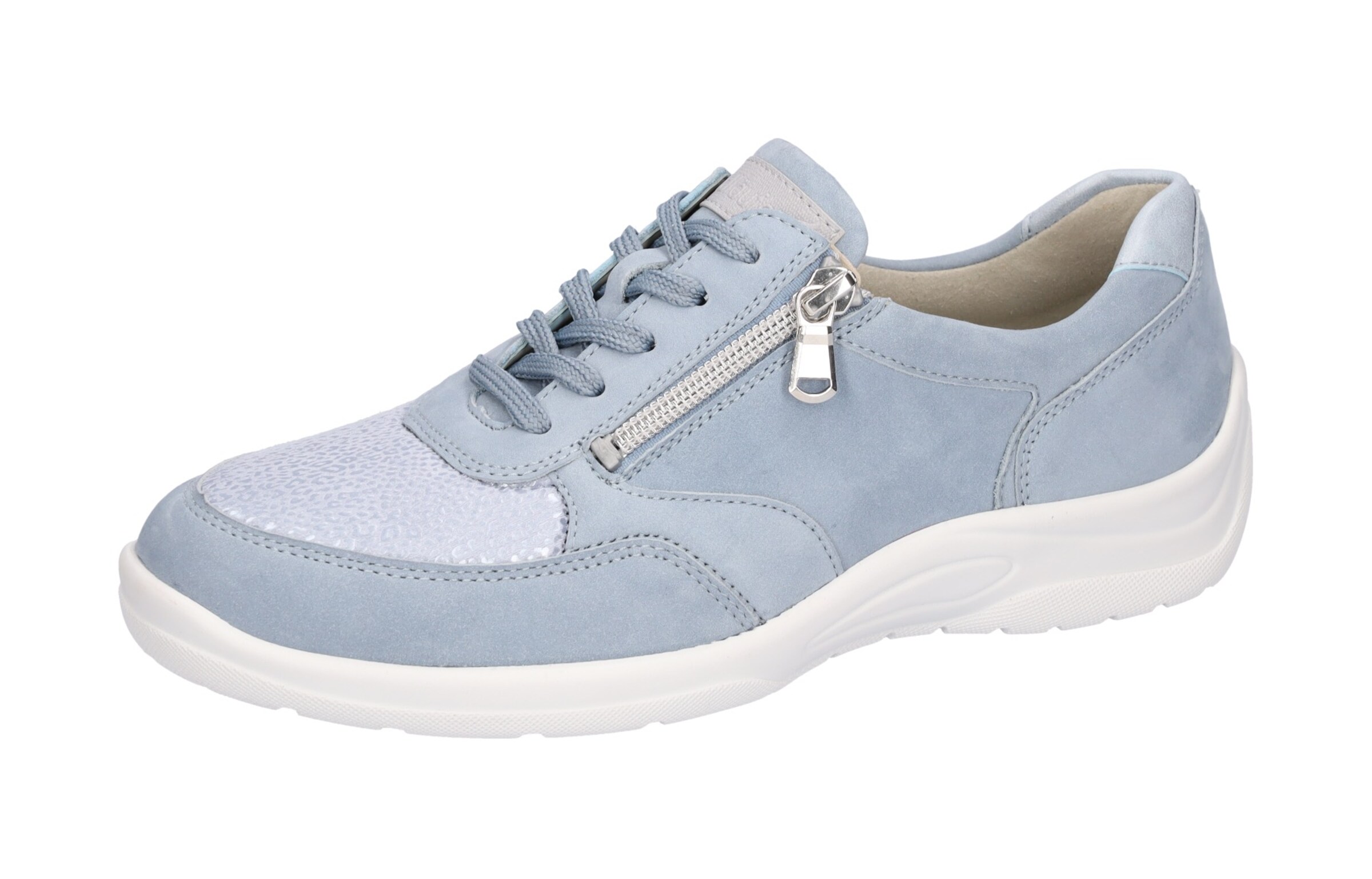 WALDLÄUFER Athletic Lace-Up Shoes in Blue: front