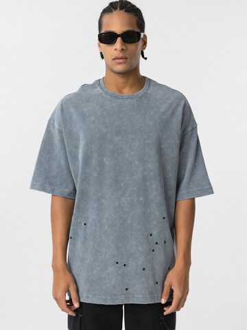 T-Shirt Dandalo en bleu : devant