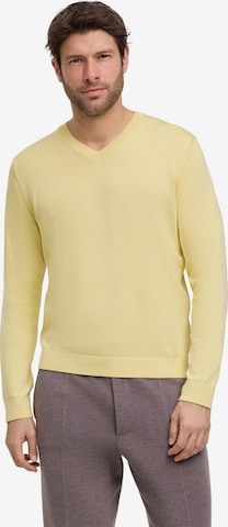 FALKE Pullover 'Cotton Knit' in Gelb: Vorderseite
