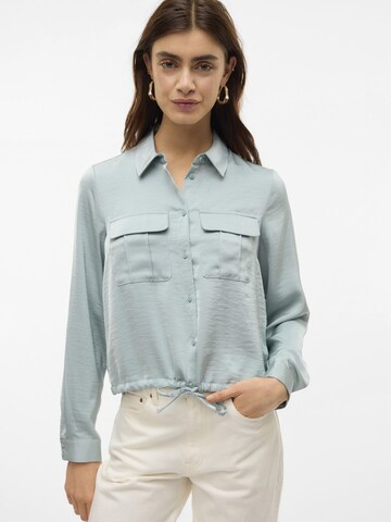 VERO MODA Bluse i grøn