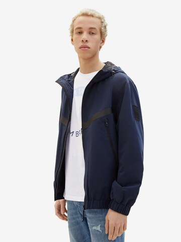 TOM TAILOR DENIM Between-season jacket in Blue: front