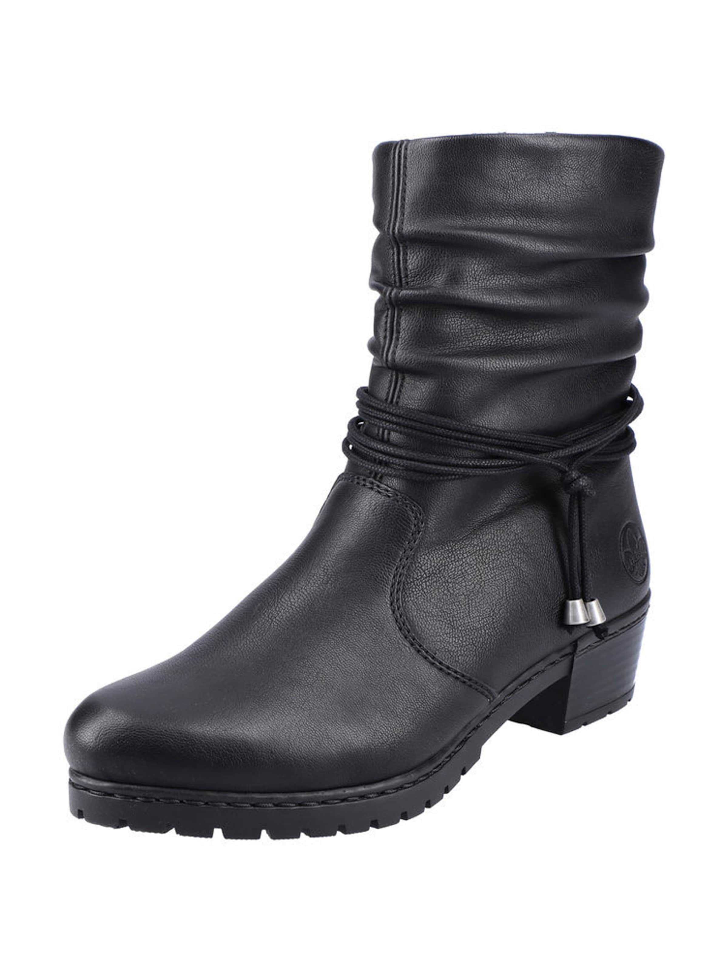 Rieker Bootie in Black: front
