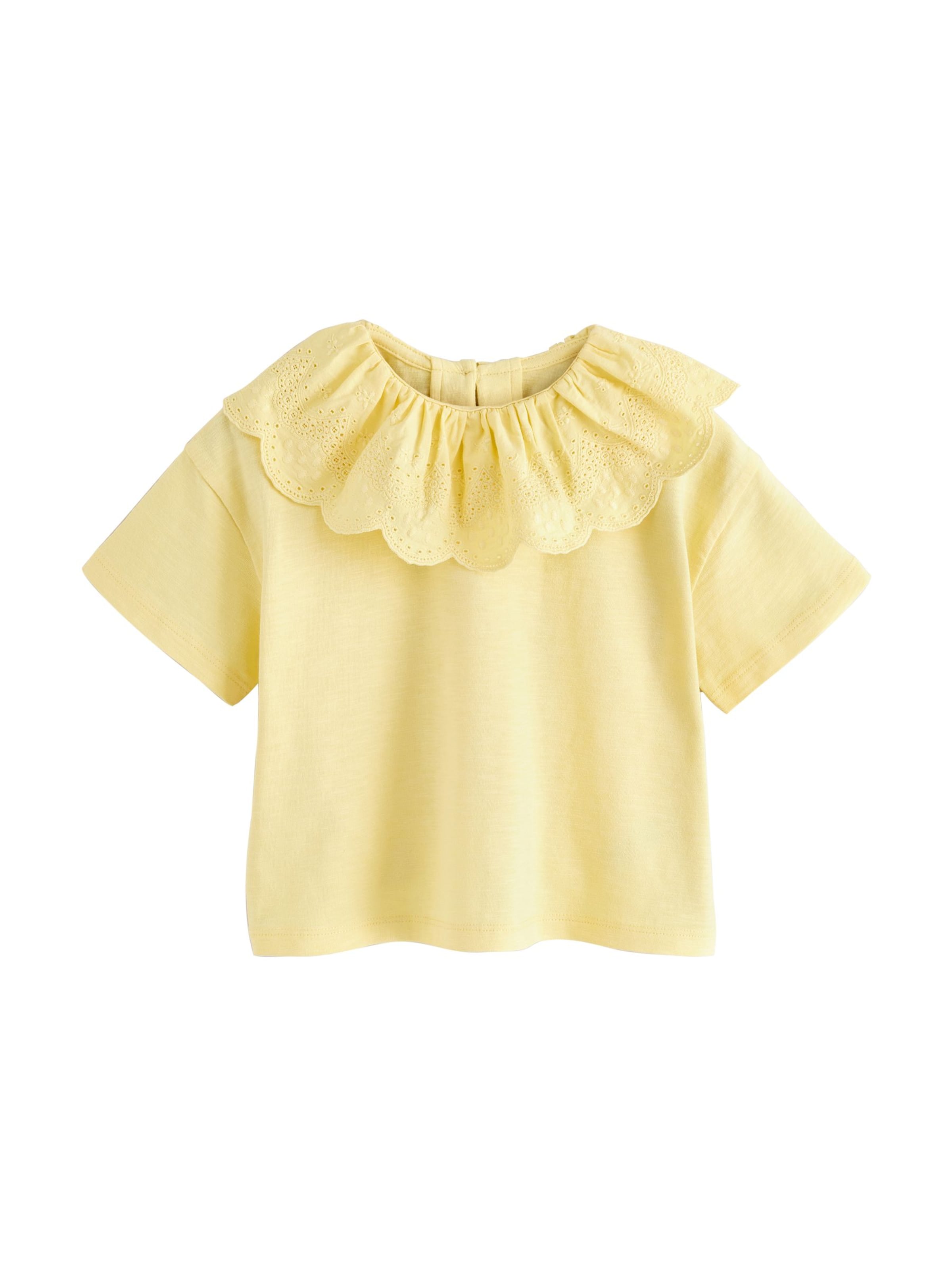 Next Shirt in Geel: voorkant