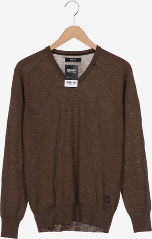 REPLAY Sweater & Cardigan in M in Brown: front