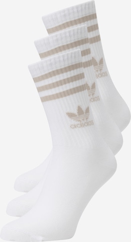 Calzino di ADIDAS ORIGINALS in bianco: frontale