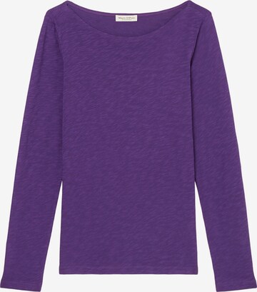 T-shirt Marc O'Polo en violet : devant