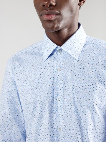 BOSS - Ajuste estrecho Camisa 'H-HANK' en azul