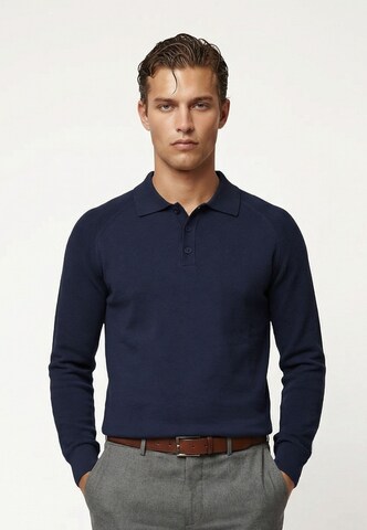 Pulover de la Felix Hardy pe albastru: față