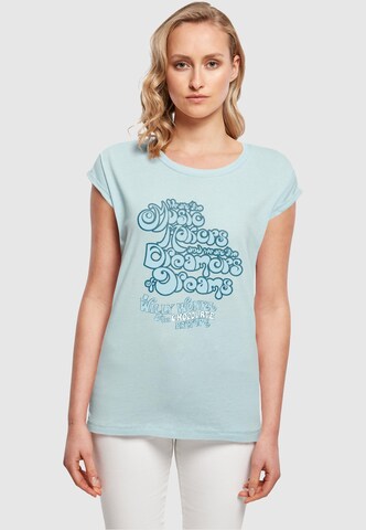 T-shirt 'Willy Wonka - Swirly' ABSOLUTE CULT en bleu : devant