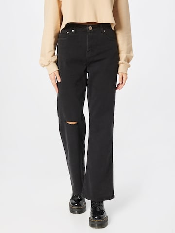 GLAMOROUS Flared Jeans in Zwart: voorkant