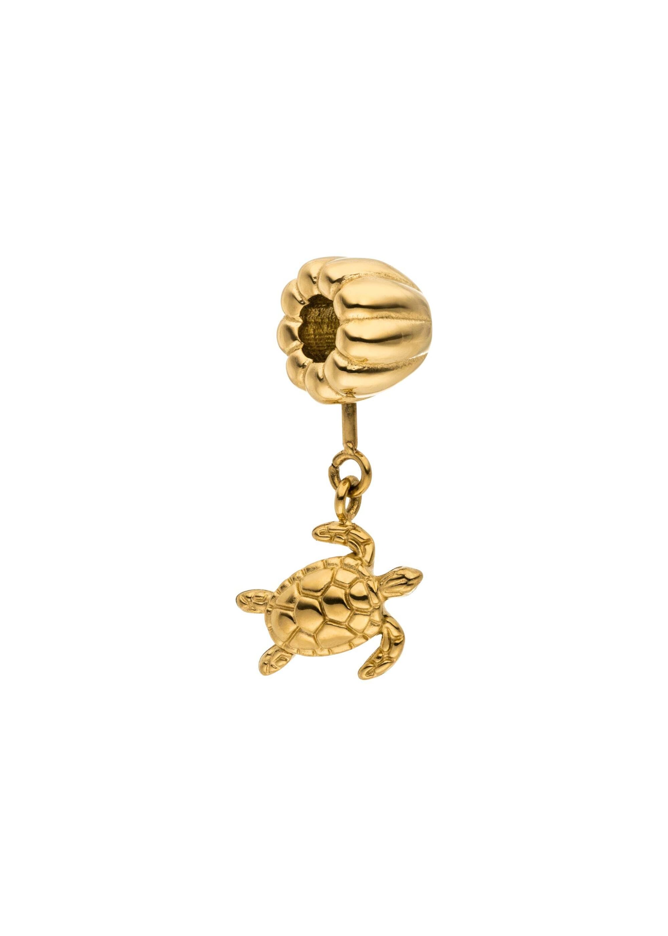 PURELEI Anhänger 'Tortoise' in Gold: Vorderseite