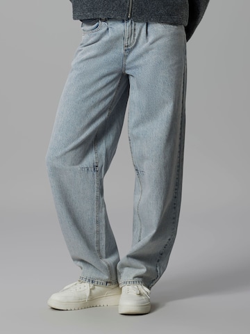 LMTD Loosefit Jeans i blå: forside
