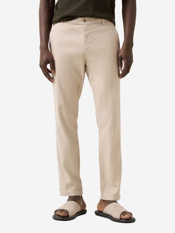BOGNER Regular Chino Pants 'Riley' in Beige: front