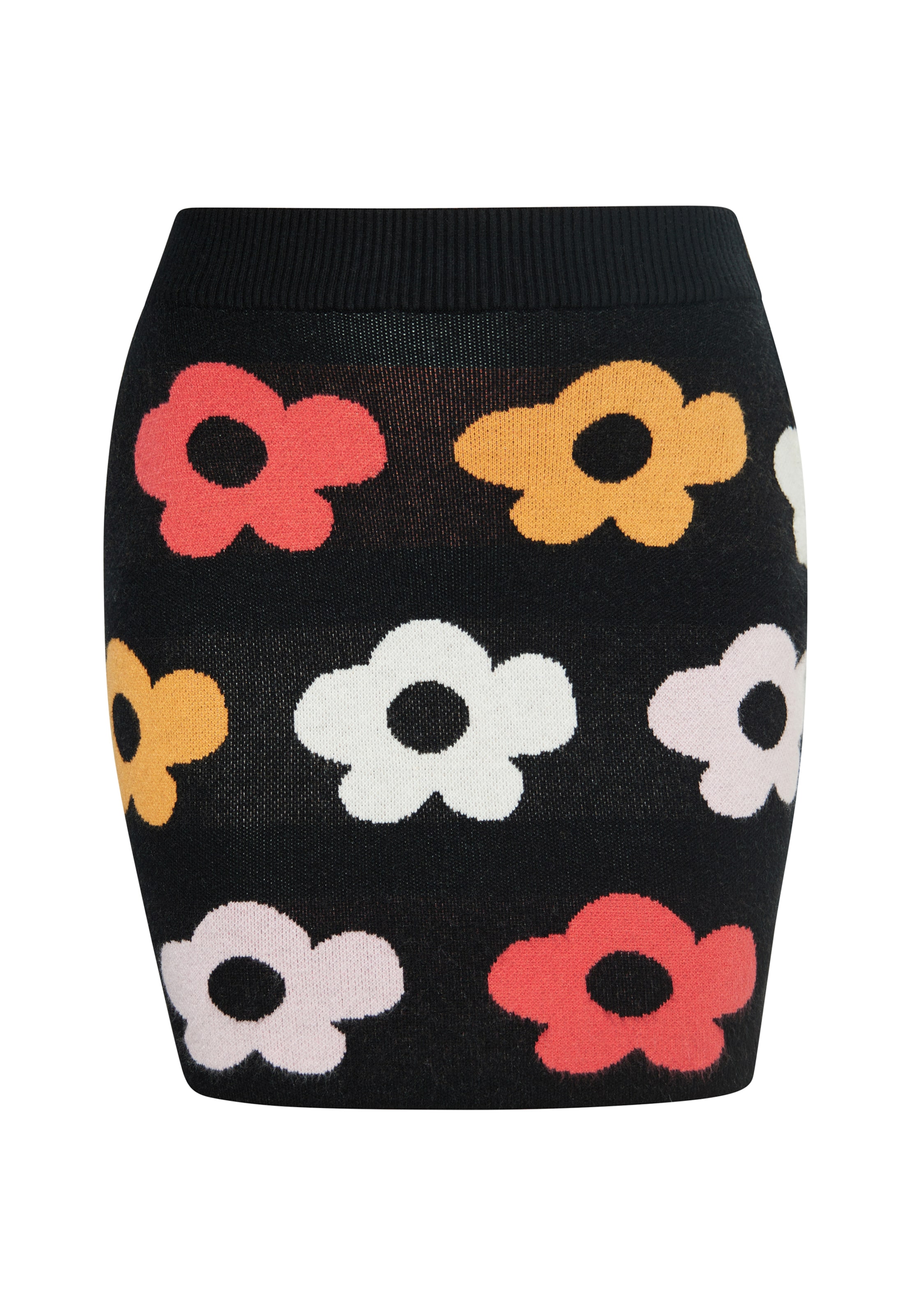 melns swirly Svārki: no priekšpuses