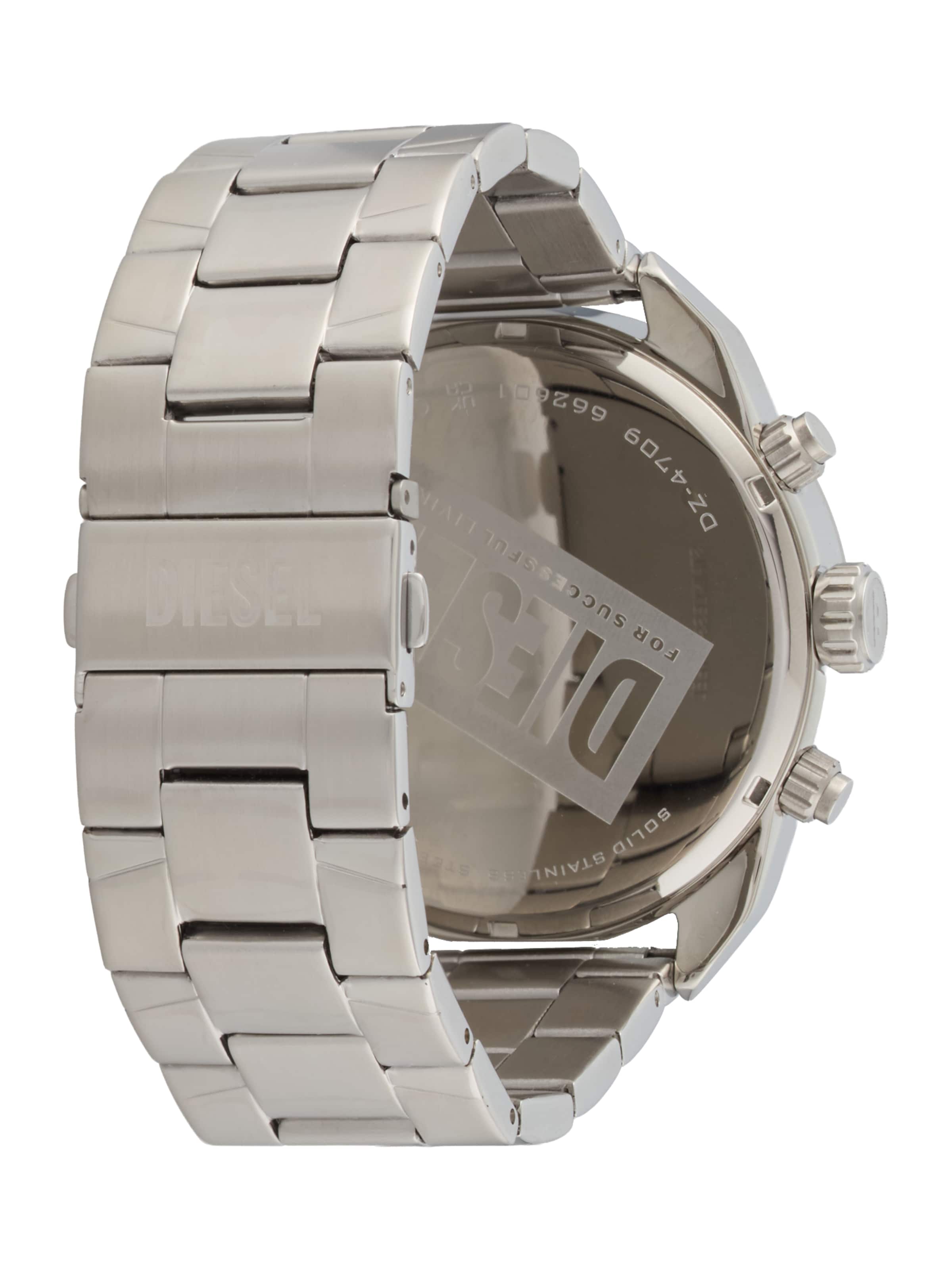 DIESEL Zegarek analogowy w kolorze srebrny