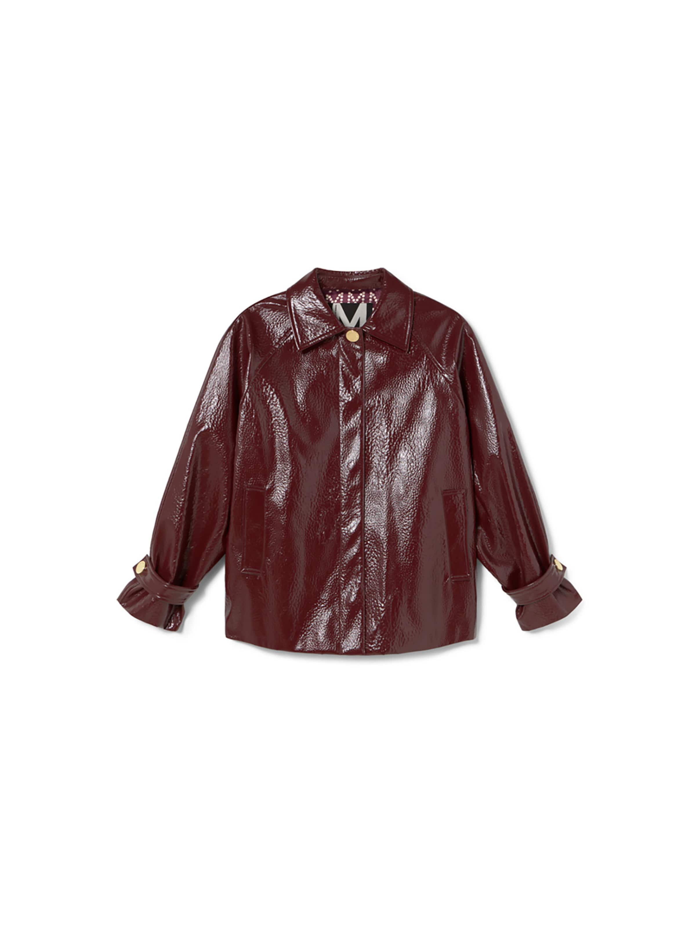 Lola Casademunt Φθινοπωρινό και ανοιξιάτικο μπουφάν σε κόκκινο: μπροστά