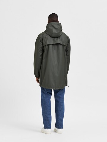 SELECTED HOMME Weatherproof jacket 'Don' in Green