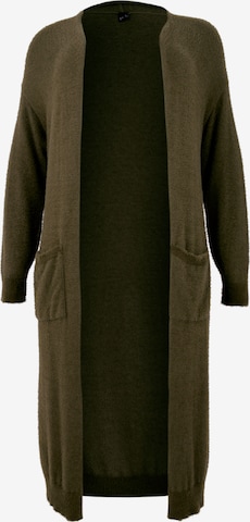 YOEK Knit cardigan in Green: front