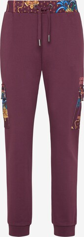 Carlo Colucci Pants ' Concolino ' in Red: front