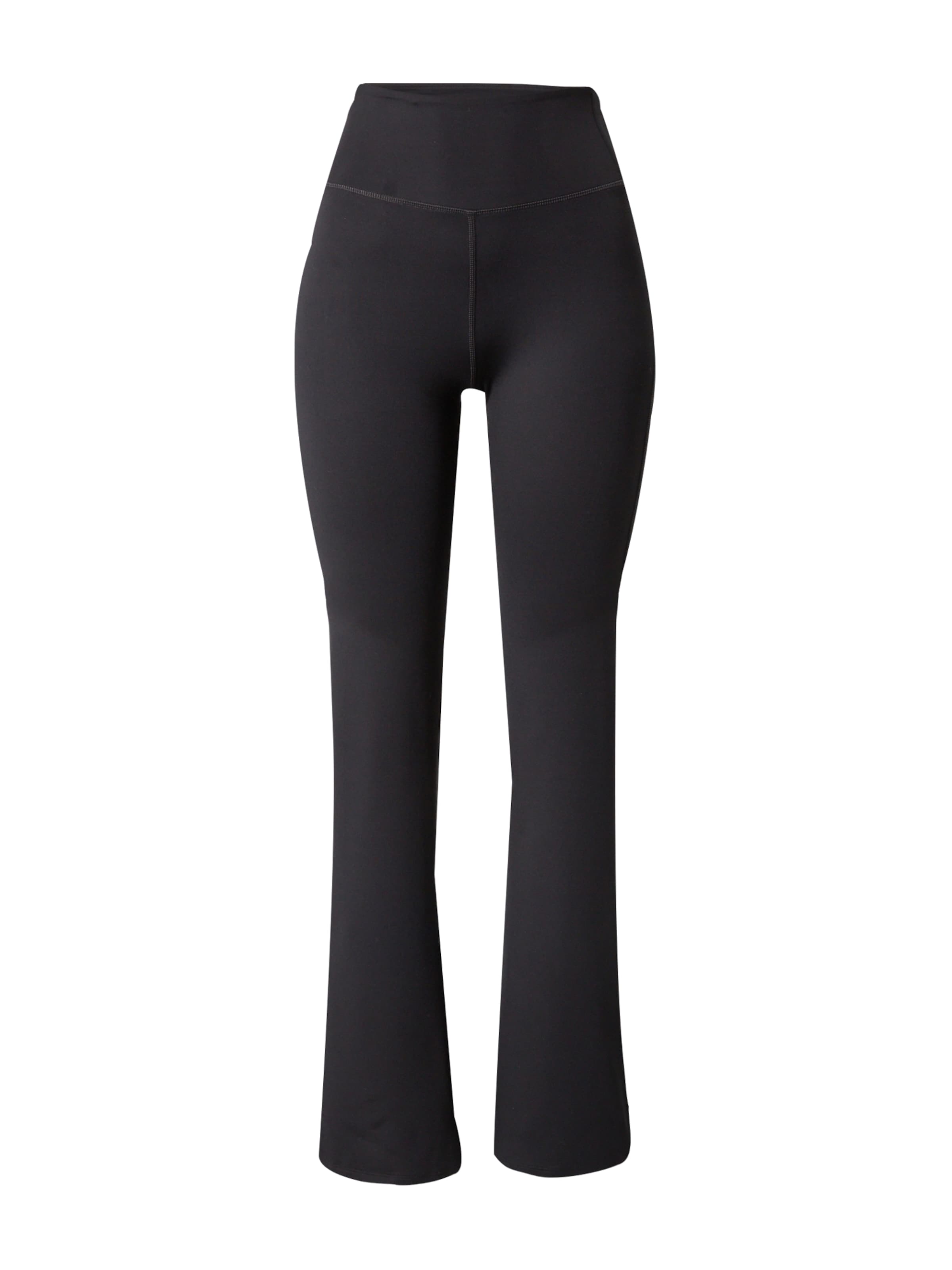 melns Girlfriend Collective Pakapēniski sašaurināts piegriezums Sporta bikses: no priekšpuses