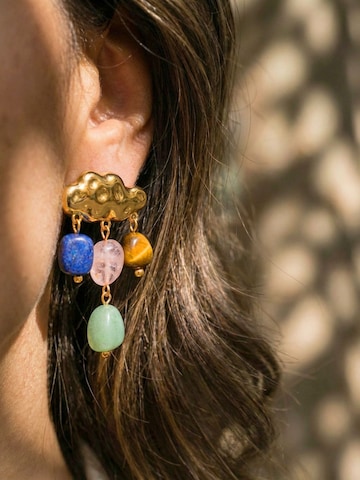 Nemomatheo Earrings 'After Rain – Verspielte Wolkenohrringe' in Mixed colors