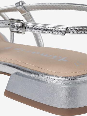 TAMARIS Strap Sandals in Silver