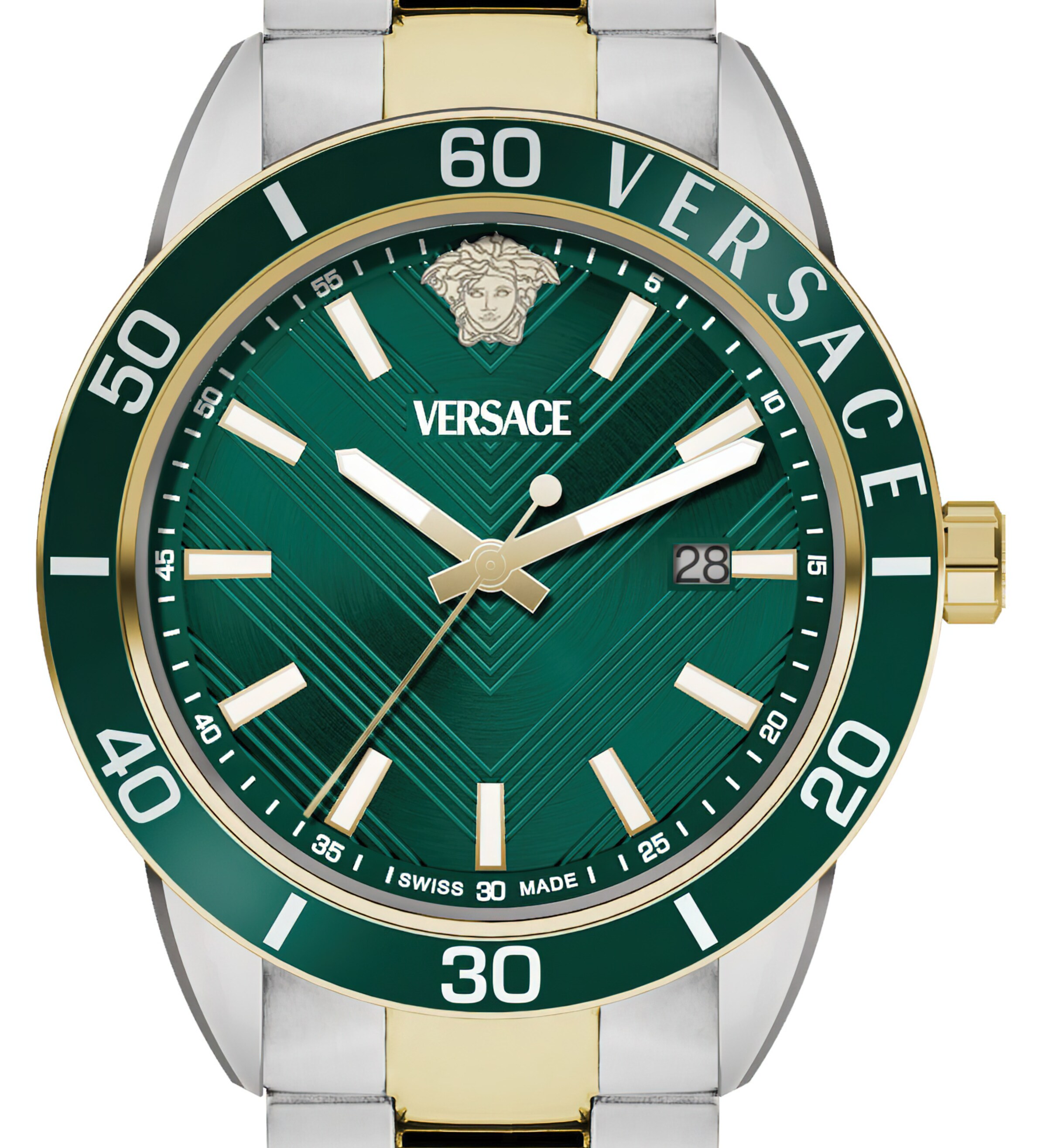 VERSACE Analog Watch in Green