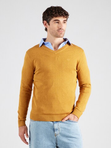 Pullover di TOM TAILOR in giallo: frontale
