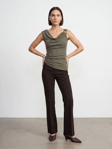 Dilvin Top in Green