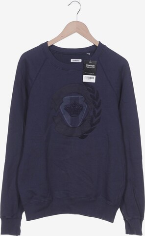 BIKKEMBERGS Sweatshirt & Zip-Up Hoodie in M in Blue: front