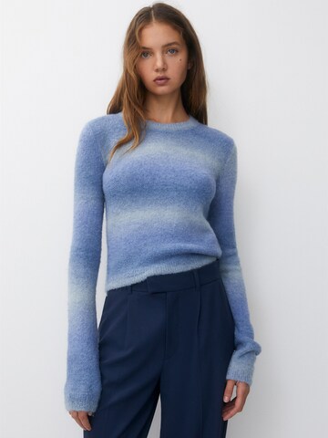 Pull&Bear Trui in Blauw: voorkant