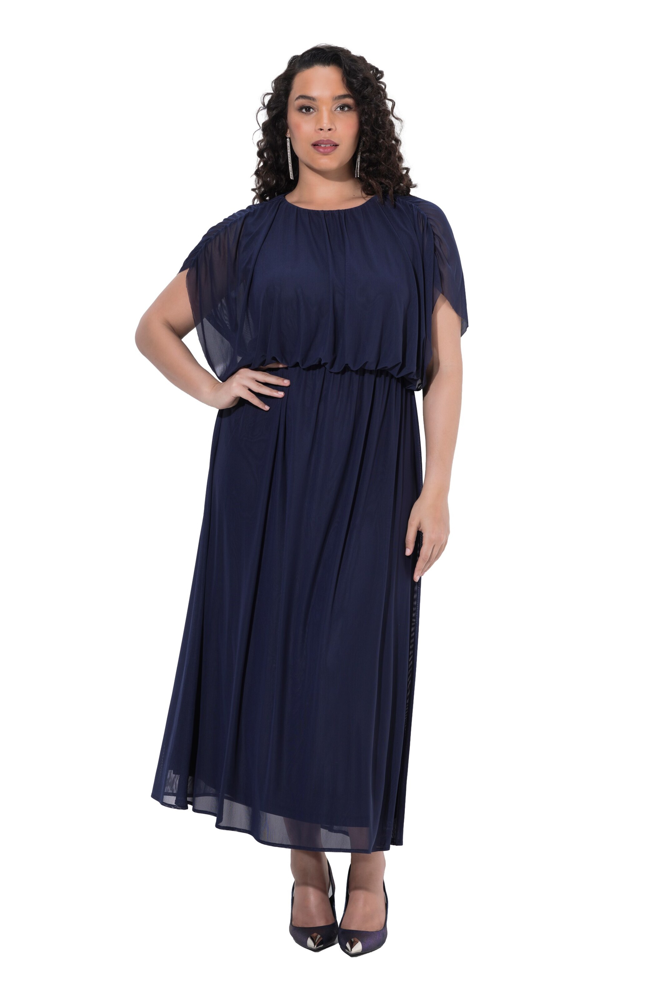 Ulla Popken Jurk in Blauw: voorkant
